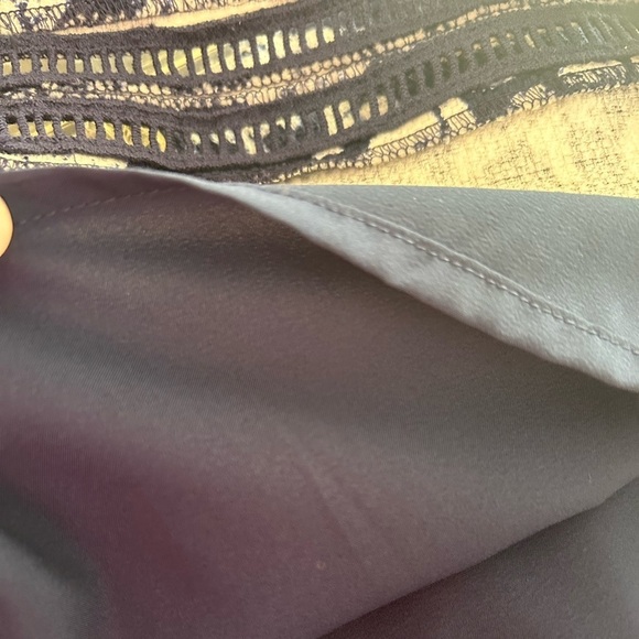 Talbots Mixed Fruit Textured Dress Size 12 Navy and White - Picture 8 of 9